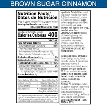 Brown Sugar Cinnamon Pop-Tarts Family Pack of 32