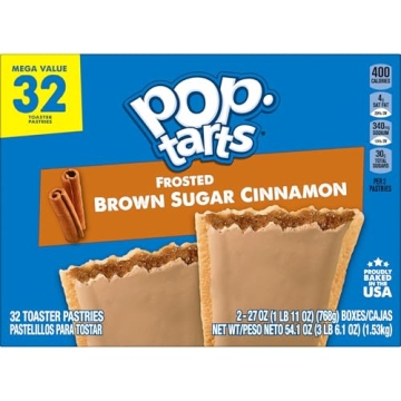 Brown Sugar Cinnamon Pop-Tarts Family Pack of 32