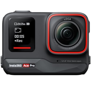 Insta360 Ace Pro - Waterproof Action Camera Co-Engineered with Leica, Flagship 1/1.3" Sensor and AI ...