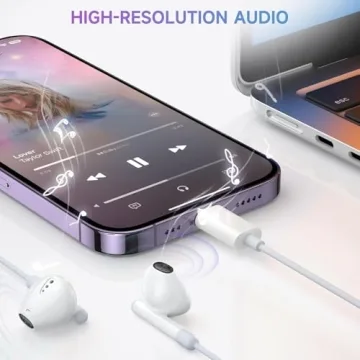 Quality Wired Earbuds for iPhone with Microphone