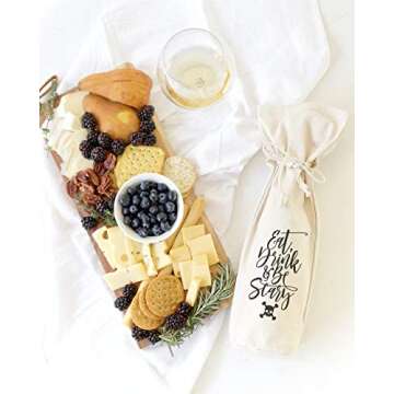 Cotton & Canvas Halloween Wine Bag for Festive Gifting