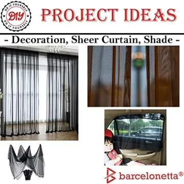 Premium 4-Way Stretch Mesh Fabric Roll | 5 Yards of Versatile Sheer Material