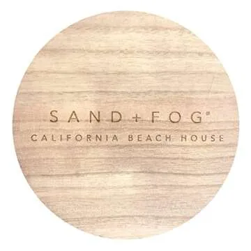 Sand + Fog Scented Candle-California Beach House-Additional Scents and Sizes–100% Cotton Lead-Free Wick-Luxury Air Freshening Jar Candles-Perfect Home Décor for Cocktail Table–23oz