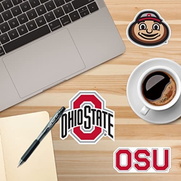 Ohio State University 8ct Vinyl Deluxe Stickers Pack