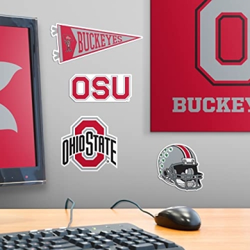 Ohio State University 8ct Vinyl Deluxe Stickers Pack