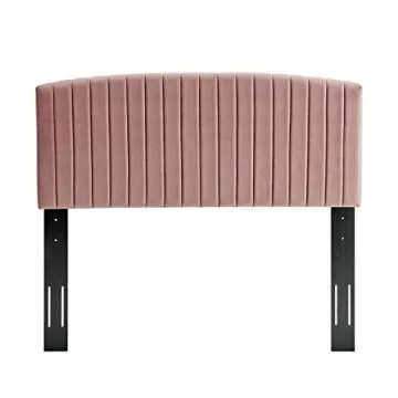 Modway Rebecca Performance Velvet Twin Headboard, Dusty Rose