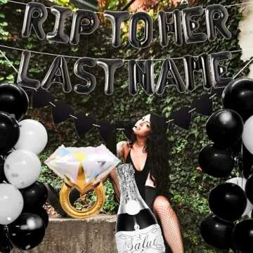 LaVenty Rip To Her Last Name Bachelorette Party Decoration