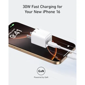 Anker Nano 30W USB-C GaN Charger for iPhone & Galaxy