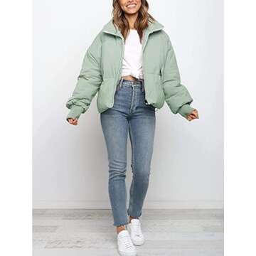 InterNos Women’s Stylish Winter Puffer Jacket