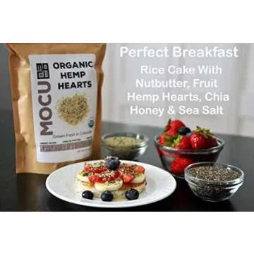 USA Grown Hemp Hearts (Hulled Hemp Seeds) | USA Grown | Hulled & Cleaned In-House Daily | Raw, Non GMO, Gluten Free, Vegan