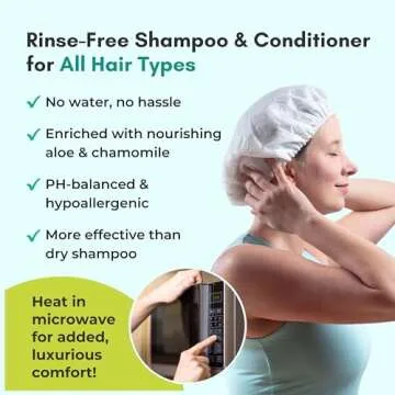 Convenient Rinse Free Shampoo Cap for Easy Hair Care