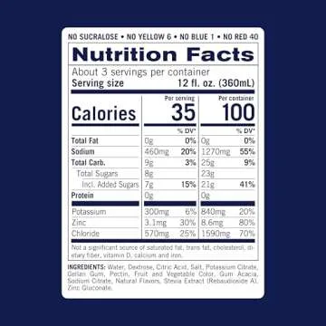 Kinderlyte Electrolyte Solution, 2X Faster Hydration vs. Water Alone, No Artificial Sweeteners or Flavors, No Synthetic Dyes, Fruit Punch, for Kids and Adults, 33.8 fl oz (Pack of 6)