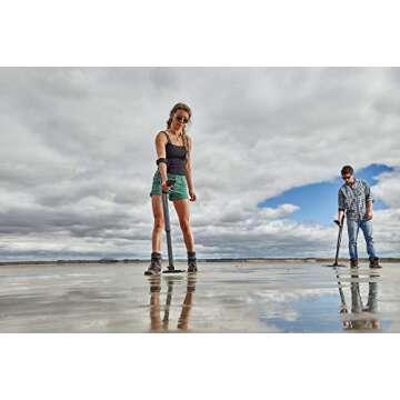 Minelab GO-FIND 22 Ultra-Light Collapsible Metal Detector for Adults & Kids with 8" Waterproof Coil