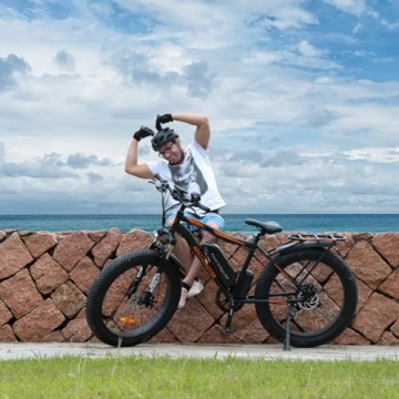 Aostirmotor 1000W Electric Bike 28MPH Fat Tire 48V 13AH Battery