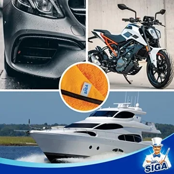 MR.SIGA Premium Microfiber Towels for Efficient Cleaning