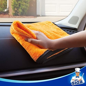 MR.SIGA Premium Microfiber Towels for Efficient Cleaning
