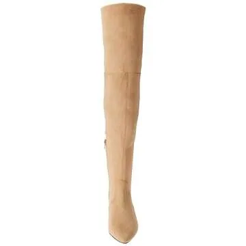 The Drop Women's Sean Suede Over-the-knee Boot, Tan, 5