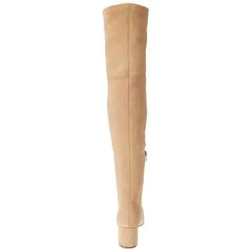The Drop Women's Sean Suede Over-the-knee Boot, Tan, 5