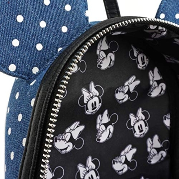 Loungefly Minnie Mouse Denim Mini Backpack for Disney Fans