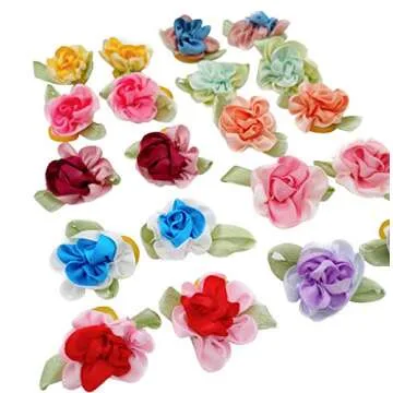 PET SHOW Flowers Dog Hair Bows Assorted Colors Pack