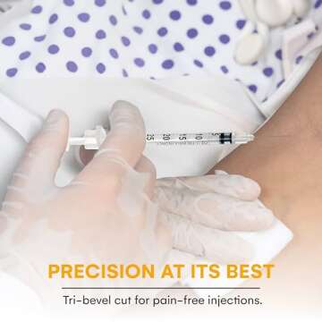 Care Touch - Insulin Syringes - 31g 5/16" - 8 mm .3 cc - 31 Gauge 5/16 Inch Syringe Insulin Needles ...