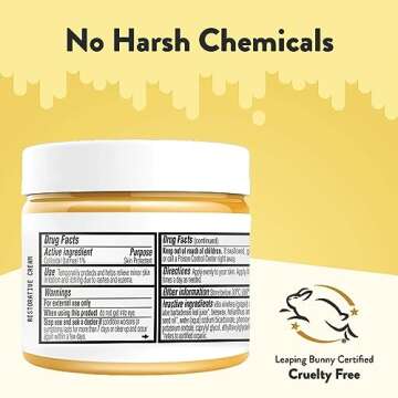 ECZEMA HONEY Nut-Free Original Skin-Soothing Cream - Honey Lotion For Dry & Sensitive Skin - Natural Eczema Cream for Adults & Kids - Itchy Relief Cream for Eczema, Psoriasis, Dermatitis & More (4 Oz)