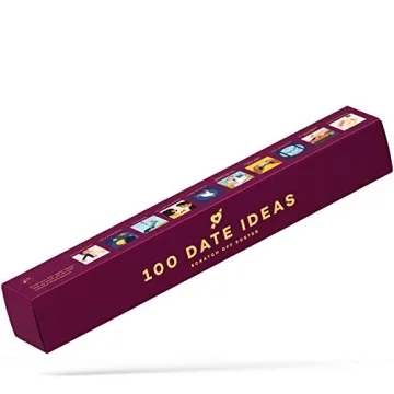 100 Dates Scratch-Off Poster Couple Adventure Challenge