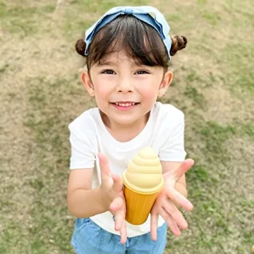 Travel-Friendly Silicone Ice Cream Sand Toys Set of 4