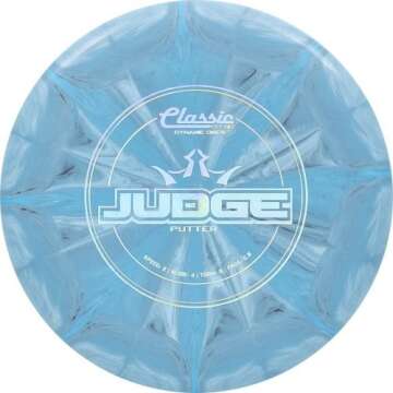 Dynamic Discs Classic Blend Burst Judge Putter Golf Disc for Precise Putting