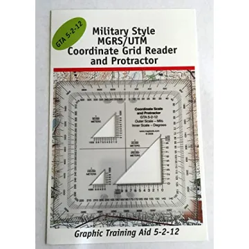 MapTools Military Style UTM MGRS Coordinate Scale Protractor