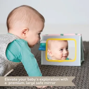 Taf Toys High Contrast Baby Book with Mirror & Teether