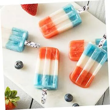 SHOWERORO 50pcs Acrylic Ice Cream Stick Pops Ice Pop Maker Ice Cream Maker Ice Cream Mixture Ice Cream Containers DIY Pan Reusable Pop Ice Mold Ice Poles Clear Giant Candy Craft Sticks Black