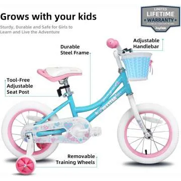 JOYSTAR Angel Bike for Ages 2-9 - Safe & Fun!