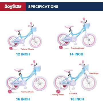 JOYSTAR Angel Bike for Ages 2-9 - Safe & Fun!