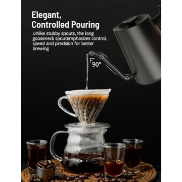 Paris Rhône Gooseneck Electric Kettle for Precise Brewing