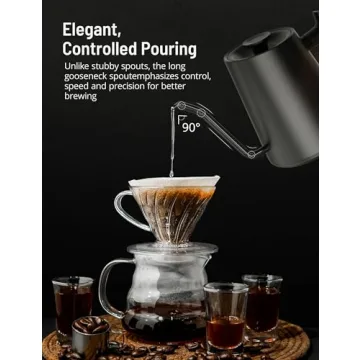 Paris Rhône Gooseneck Electric Kettle for Precise Brewing