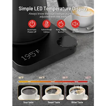 Paris Rhône Gooseneck Electric Kettle for Precise Brewing