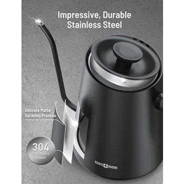 Paris Rhône Gooseneck Electric Kettle for Precise Brewing