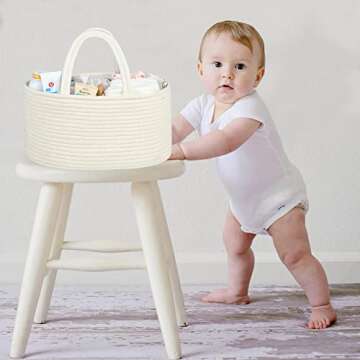 QiANBiRD Diaper Organizer - Stylish Baby Caddy for All