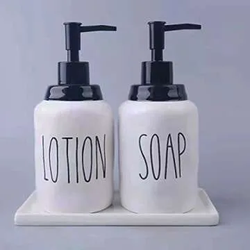 Ceramic Vanity Tray Small Rectangle, Bathroom Candle White Tray, Organizer for Candle, Soap, Jewelry, Perfume, Cosmetics Towel Holder for Decoration Bathroom, Kitchen, Counter, Restroom(Mid)