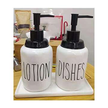 Ceramic Vanity Tray Small Rectangle, Bathroom Candle White Tray, Organizer for Candle, Soap, Jewelry, Perfume, Cosmetics Towel Holder for Decoration Bathroom, Kitchen, Counter, Restroom(Mid)