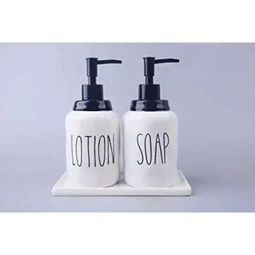 Ceramic Vanity Tray Small Rectangle, Bathroom Candle White Tray, Organizer for Candle, Soap, Jewelry, Perfume, Cosmetics Towel Holder for Decoration Bathroom, Kitchen, Counter, Restroom(Mid)