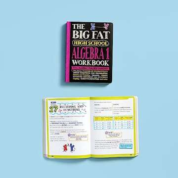 The Big Fat High School Algebra 1 Workbook with 400+ Exercises
