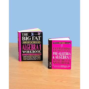 The Big Fat High School Algebra 1 Workbook with 400+ Exercises