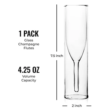 CORK GENIUS Insulated Stemless Champagne Flutes Gift