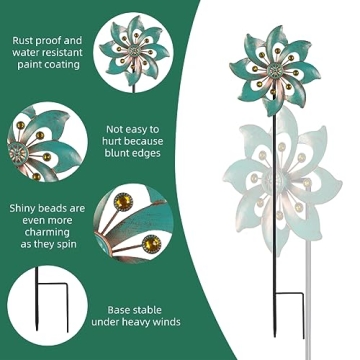 VEWOGARDEN Waterproof Wind Spinner for Gardens