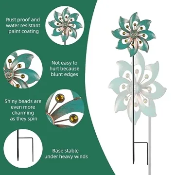 VEWOGARDEN Waterproof Wind Spinner for Gardens