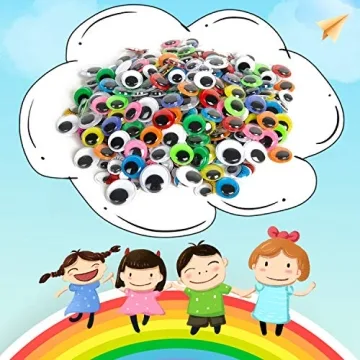 1680pcs Googly Eyes Craft Set by ZZYI for All Ages