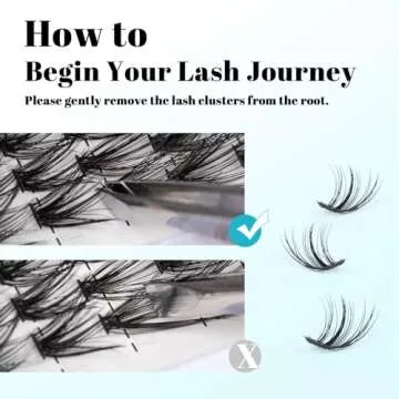 SISILILY 280pcs Lash Clusters Fluffy Cluster Eyelash Extensions 30D 40D Individual Lashes with Bond and Seal-Mega Cluster Lashes False Eyelashes with Eyelash Remover and Lash Tweezers D Curl-30D+40D