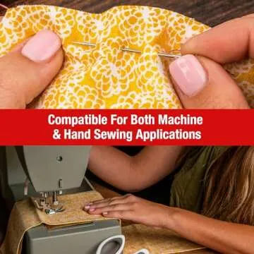 SINGER Polyester Sewing Thread Set - 30 Assorted Colors, 50 Yards per Mini Thread Spool, Sewing Kit Includes 5 Large Eye Hand Needles, 1 Needle Threader, Suitable for Hand and Machine Sewing